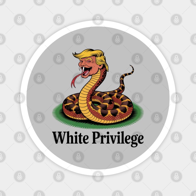 White-Privilege Magnet by Creatifly Graphic Tees